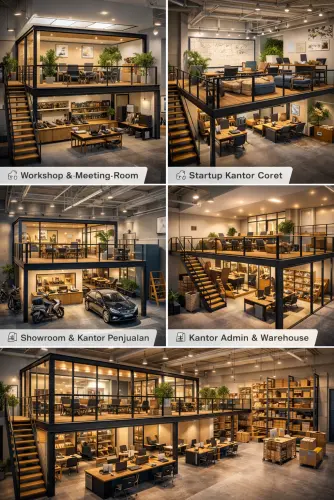 Mezzanine Ruang Kantor di Bogor Selatan